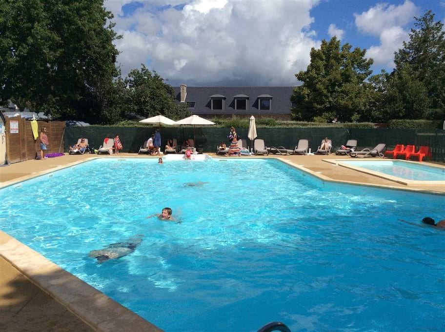 camping avec piscine chauffée et pataugeoire